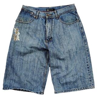 00s Sean John BAGGY DENIM SHORTS B系 SEAN JOHN BAGGY SHORTS DENIM JORTS Y2K SKATE HIP HOP | Depop