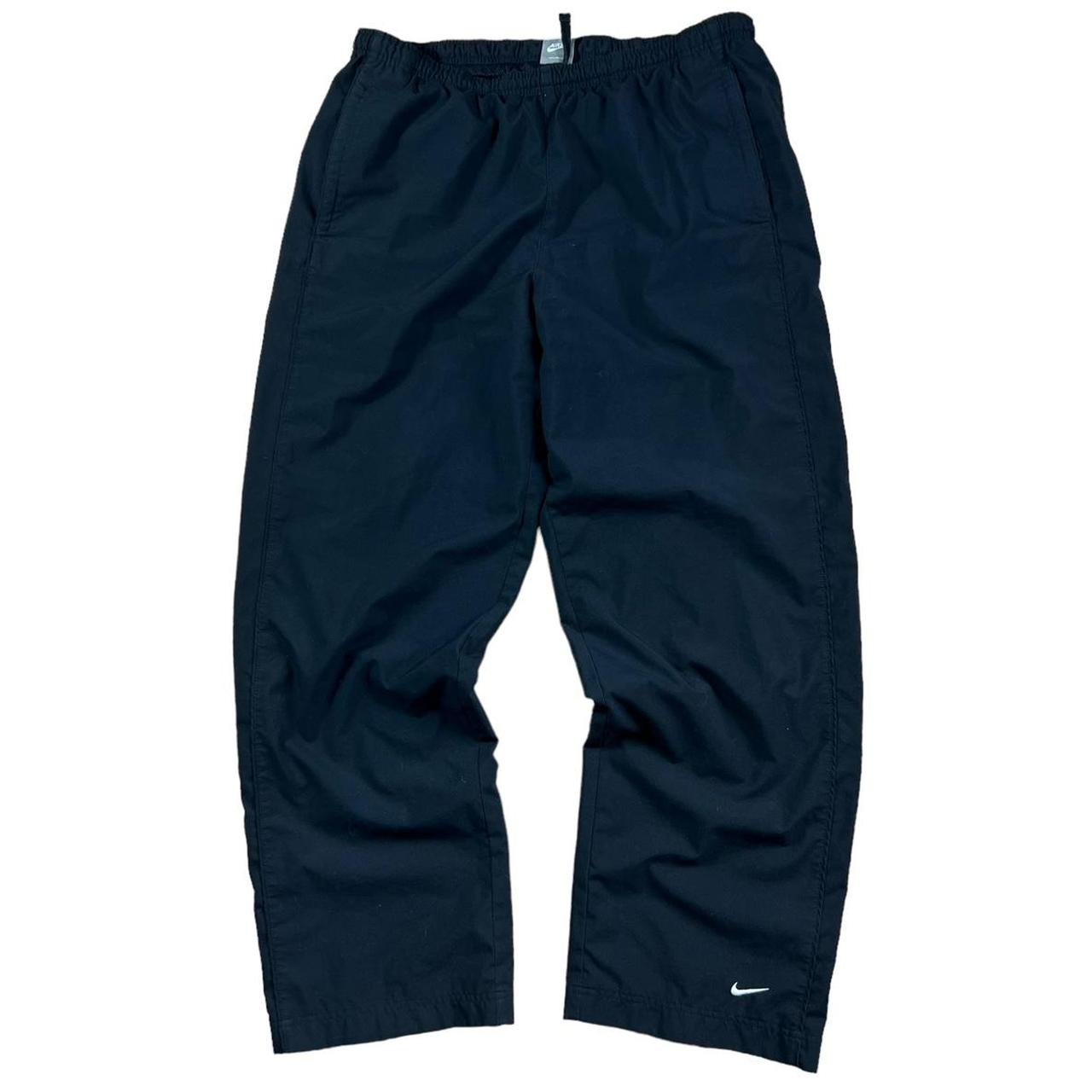 NIKE WIDE LEG SWEATPANTS TROUSERS Y2K CYBER UTILITY... Depop