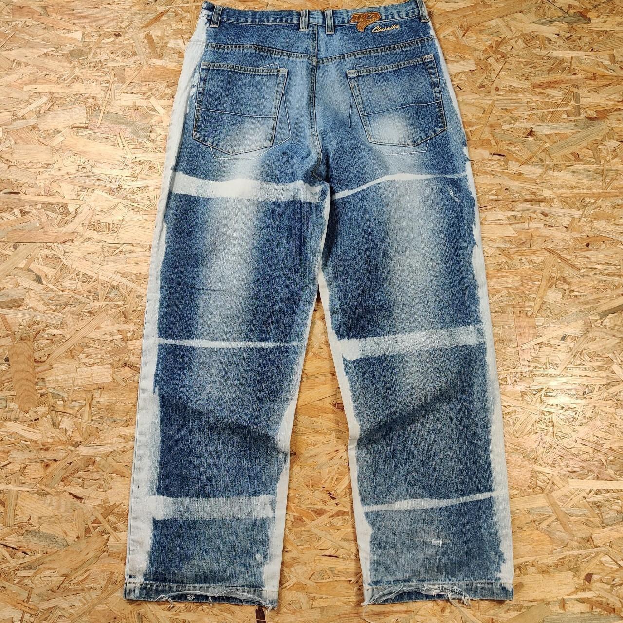 RAW BLUE BAGGY JEANS VINTAGE Y2K ARCHIVE Y2K HIP HOP | Depop