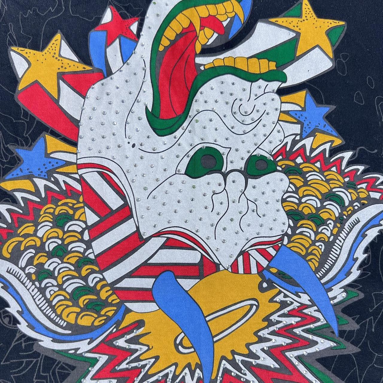 ED HARDY T-SHIRT PRINTED VINTAGE SKATER Y2K 2000S | Depop