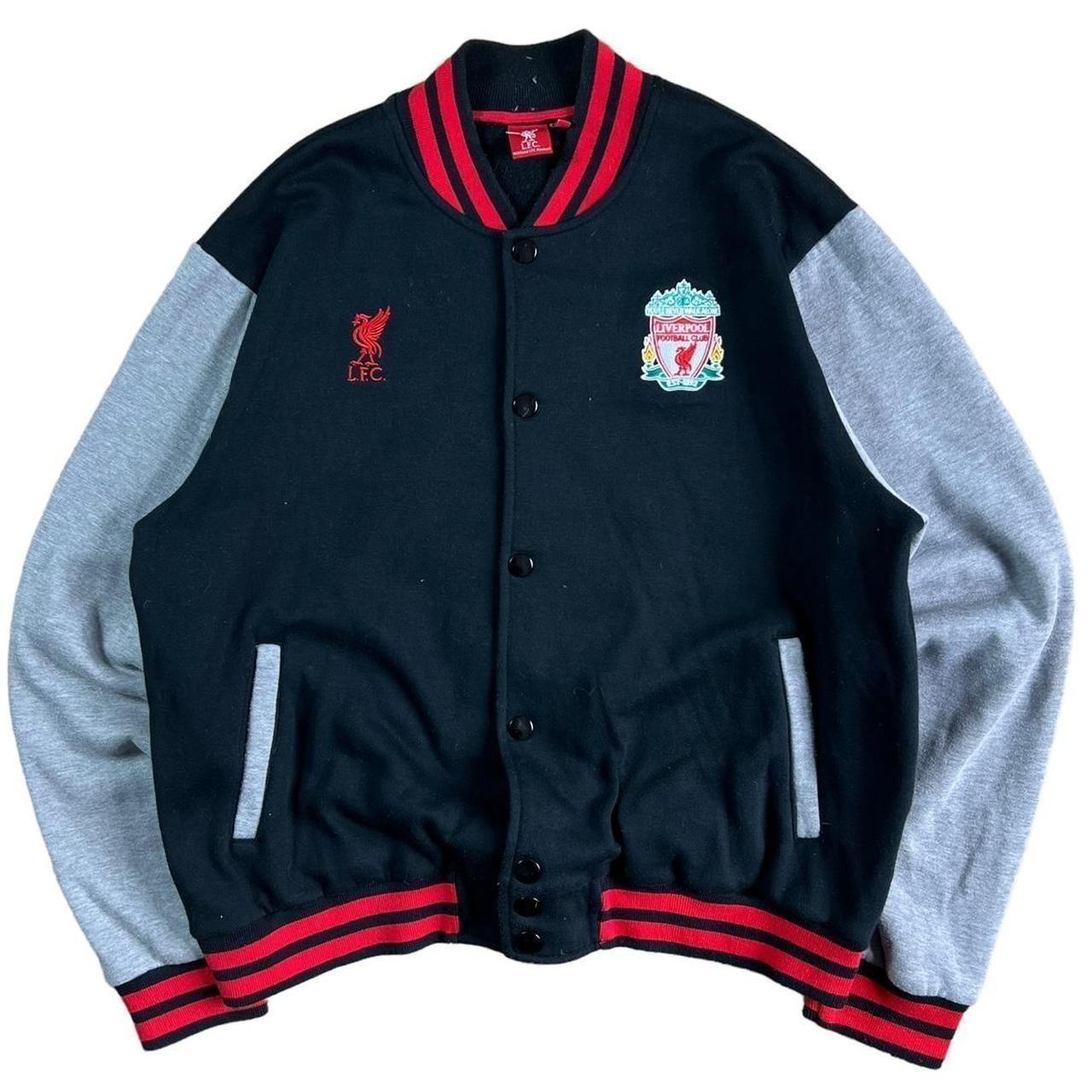 LIVERPOOL VARSITY JACKET SWEATSHIRT BLOKCORE Y2K