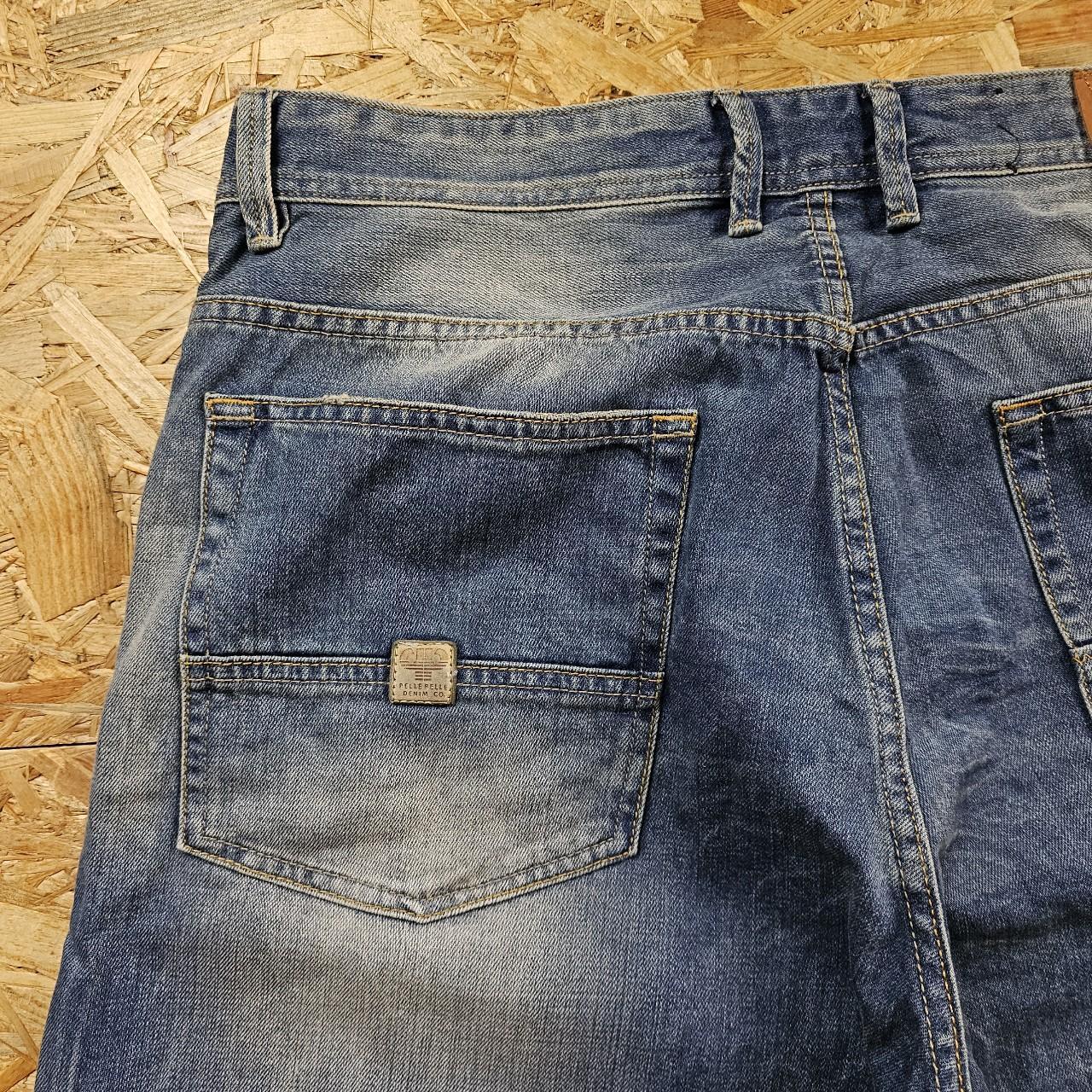 PELLE PELLE BAGGY SHORTS DENIM JORTS Y2K SKATE HIP | Depop