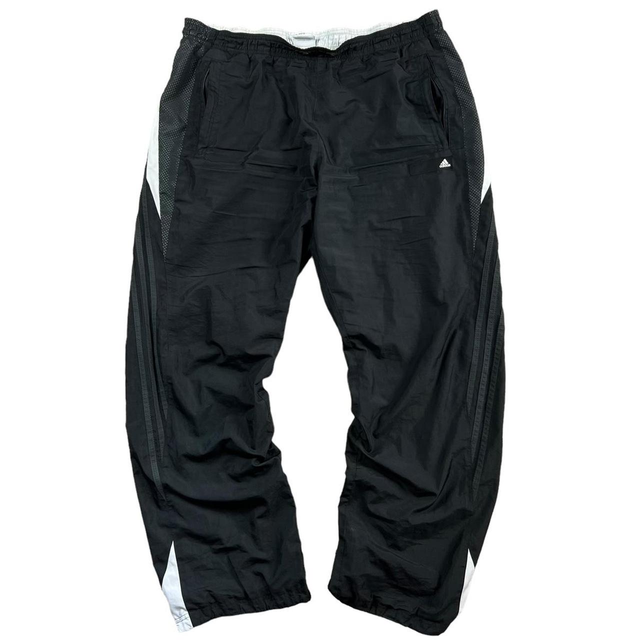 ADIDAS BAGGY SWEATPANTS TROUSERS Y2K GORPCORE RAP | Depop