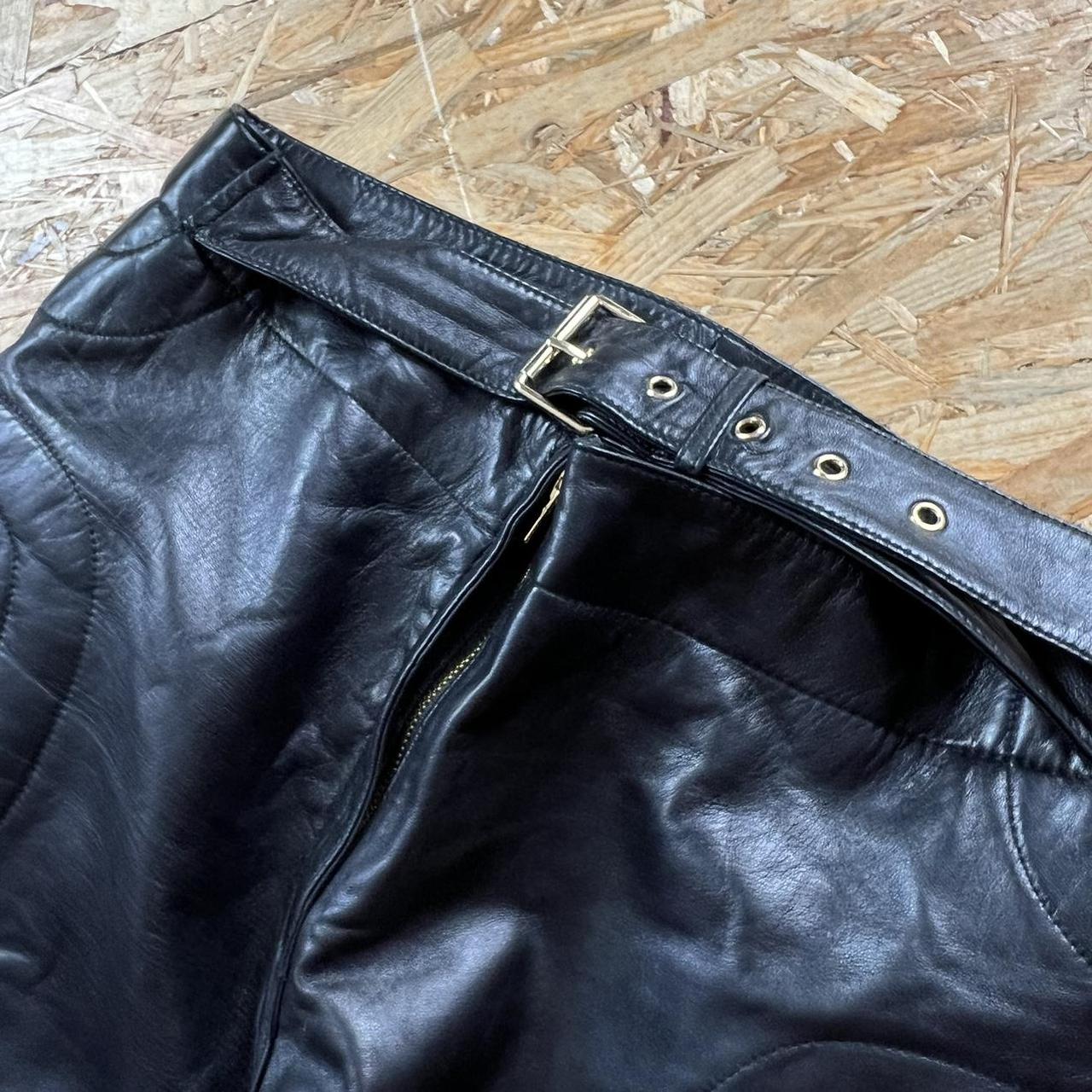 MOSCHINO HM LEATHER PANTS PLAYBOI CARTI OPIUM Y2K | Depop
