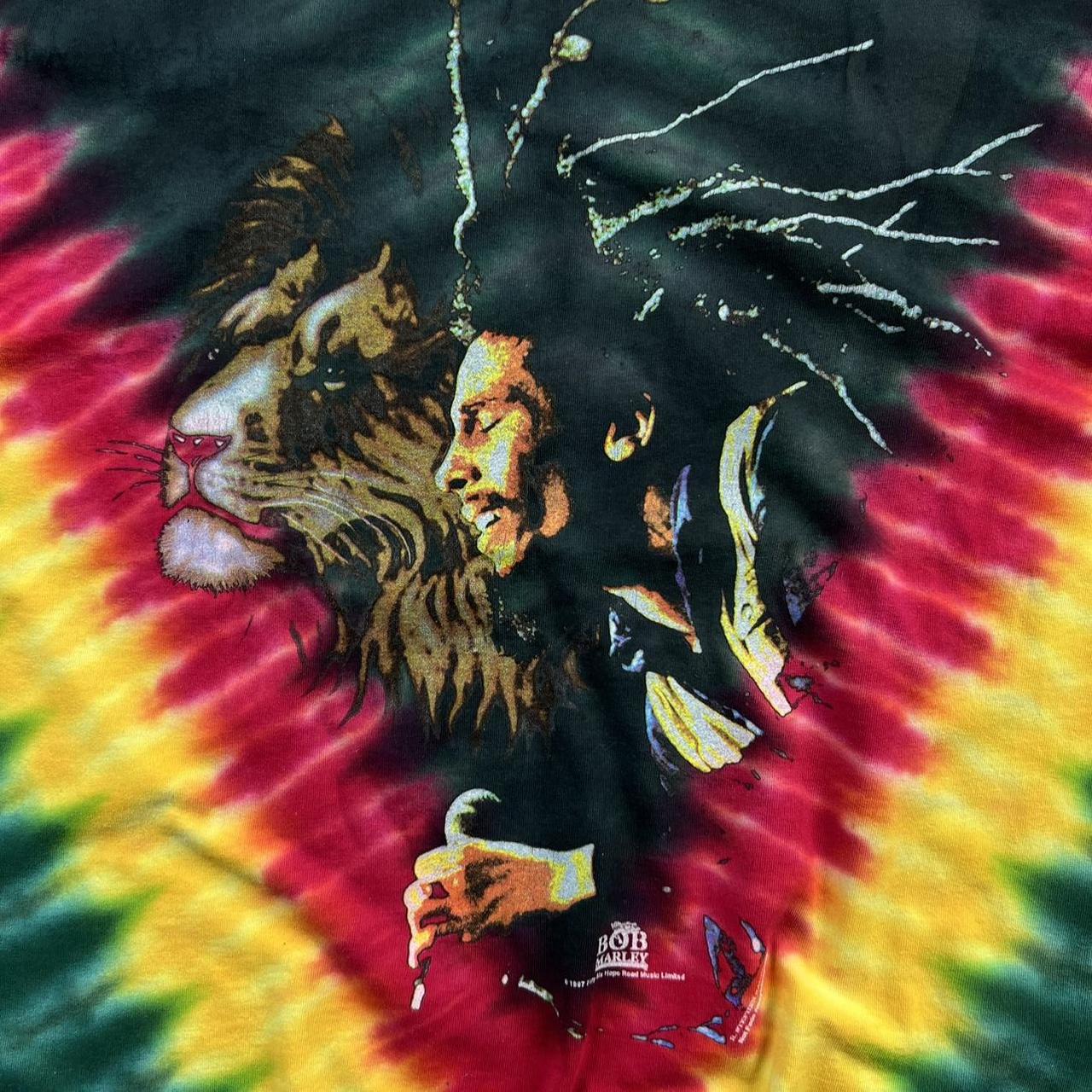 Vintage Bob Marley tye dye hotsell shirt