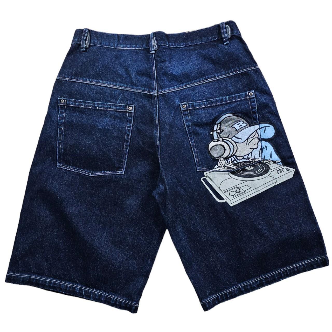 HARD KNOCKS HIPHOP BAGGY JORTS SHORTS DENIM SKATER | Depop