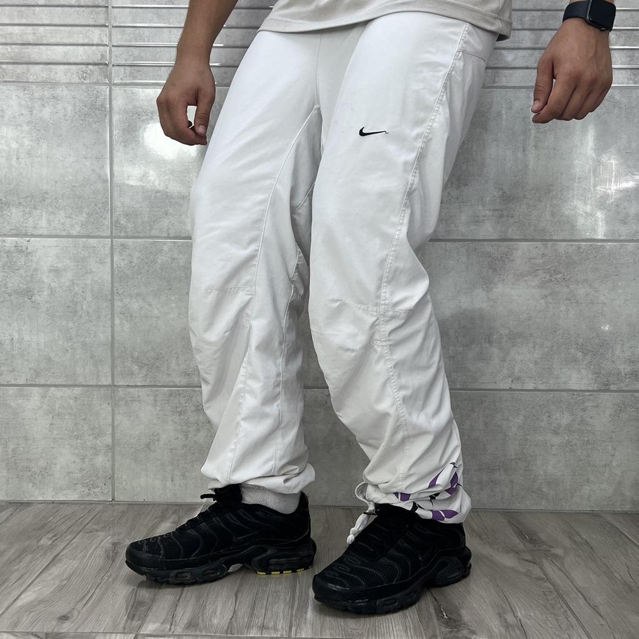 00s archive NIKE nylon pants tech y2k 00s NIKE wide nylon pants