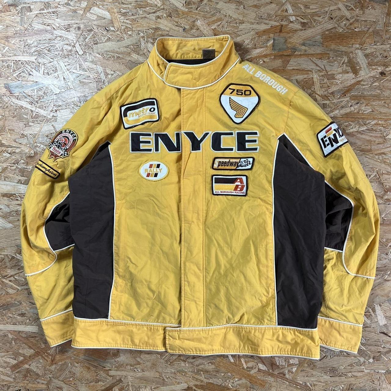 お歳暮 人気 オシャレ WINDBREAKER RACING ENYCE 2000S Depop | BIKER SKATER JACKET ジャケット・アウター