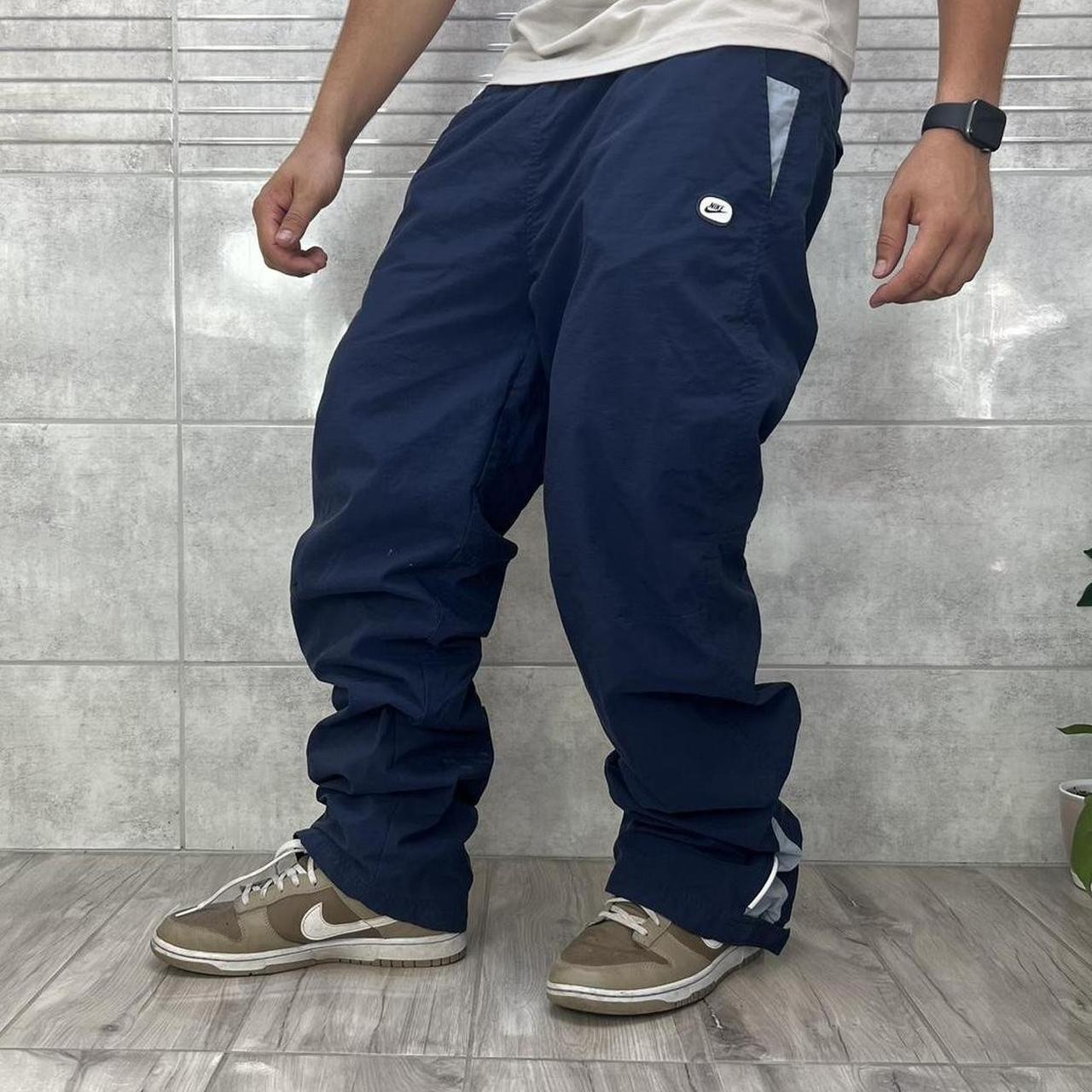 パンツ 00s archive nike wide nylon pants y2k 00s NIKE ナイロン テックパンツ パンツ 00s nike nylon wide pants