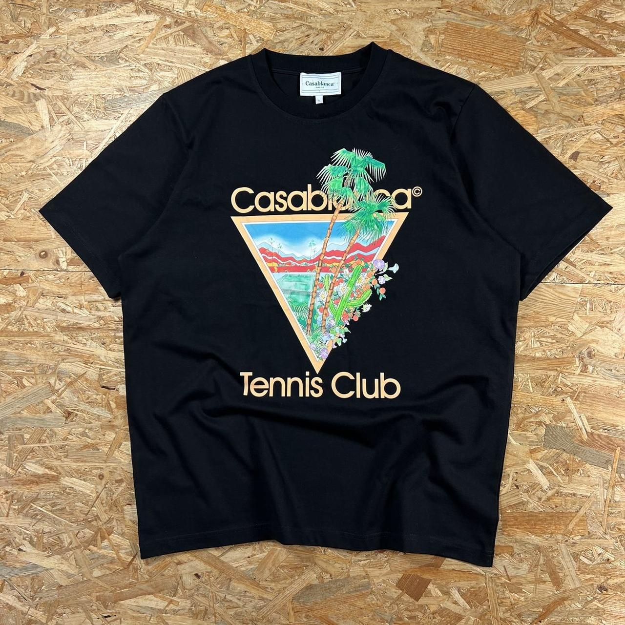 CASABLANCA TENNIS CLUB TSHIRT SKATER CASUAL DESINGER | Depop