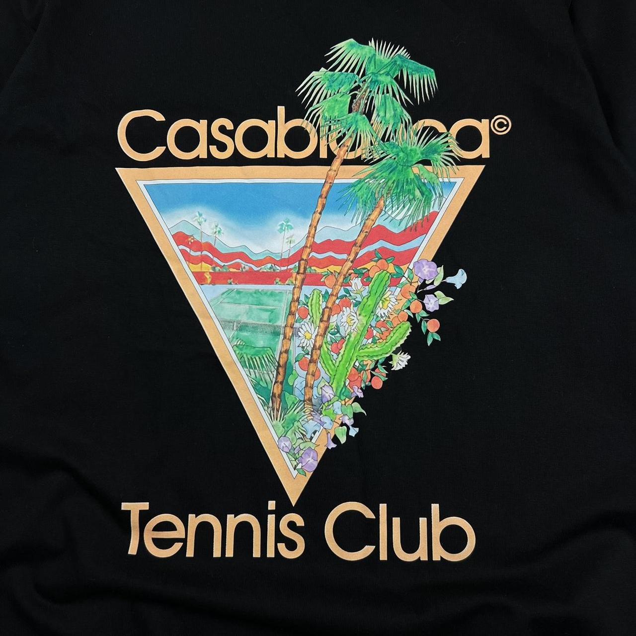 CASABLANCA TENNIS CLUB TSHIRT SKATER CASUAL DESINGER | Depop