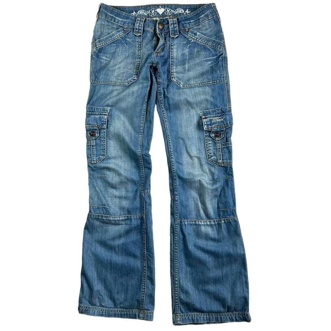 DIESEL OPIUM JEANS FLARE Y2K 2000S CYBER ALTERNATIVE | Depop