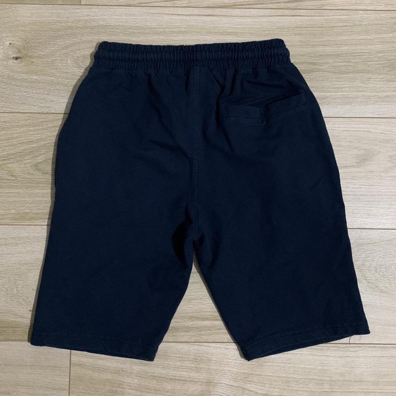 Prada Men's Navy and Red Shorts | Depop