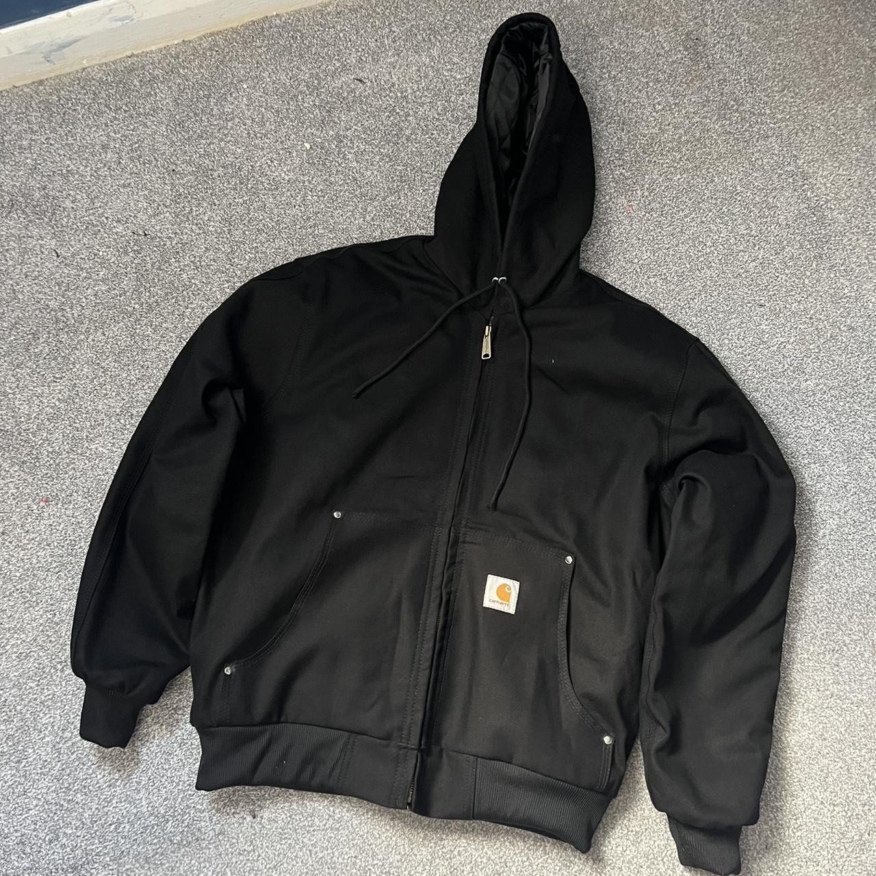 Carhartt rework Jacket black Multiple sizes... - Depop