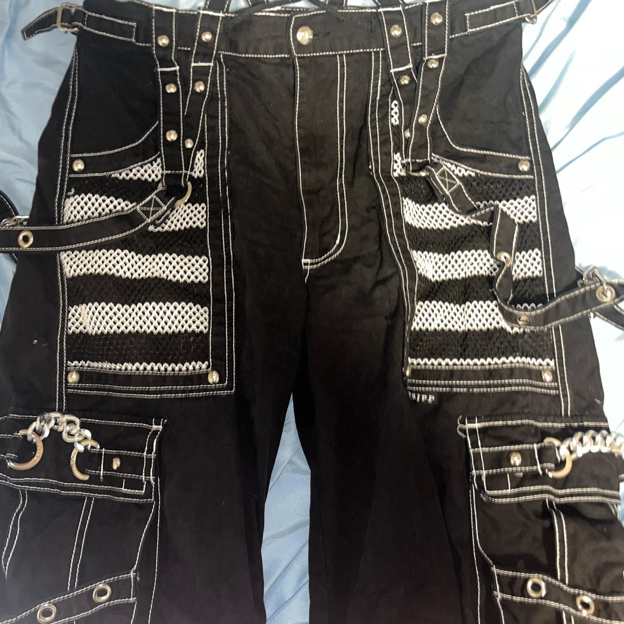 Tripp Electro mall goth pants in size small, these... - Depop