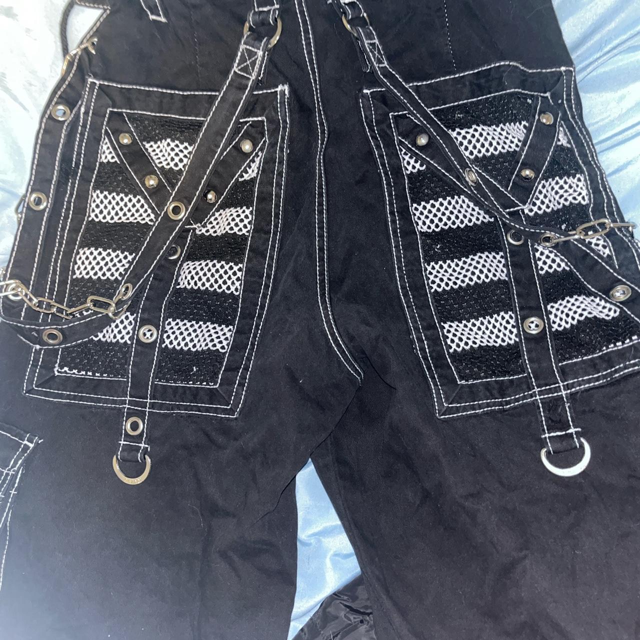 Tripp Electro mall goth pants in size small, these... - Depop