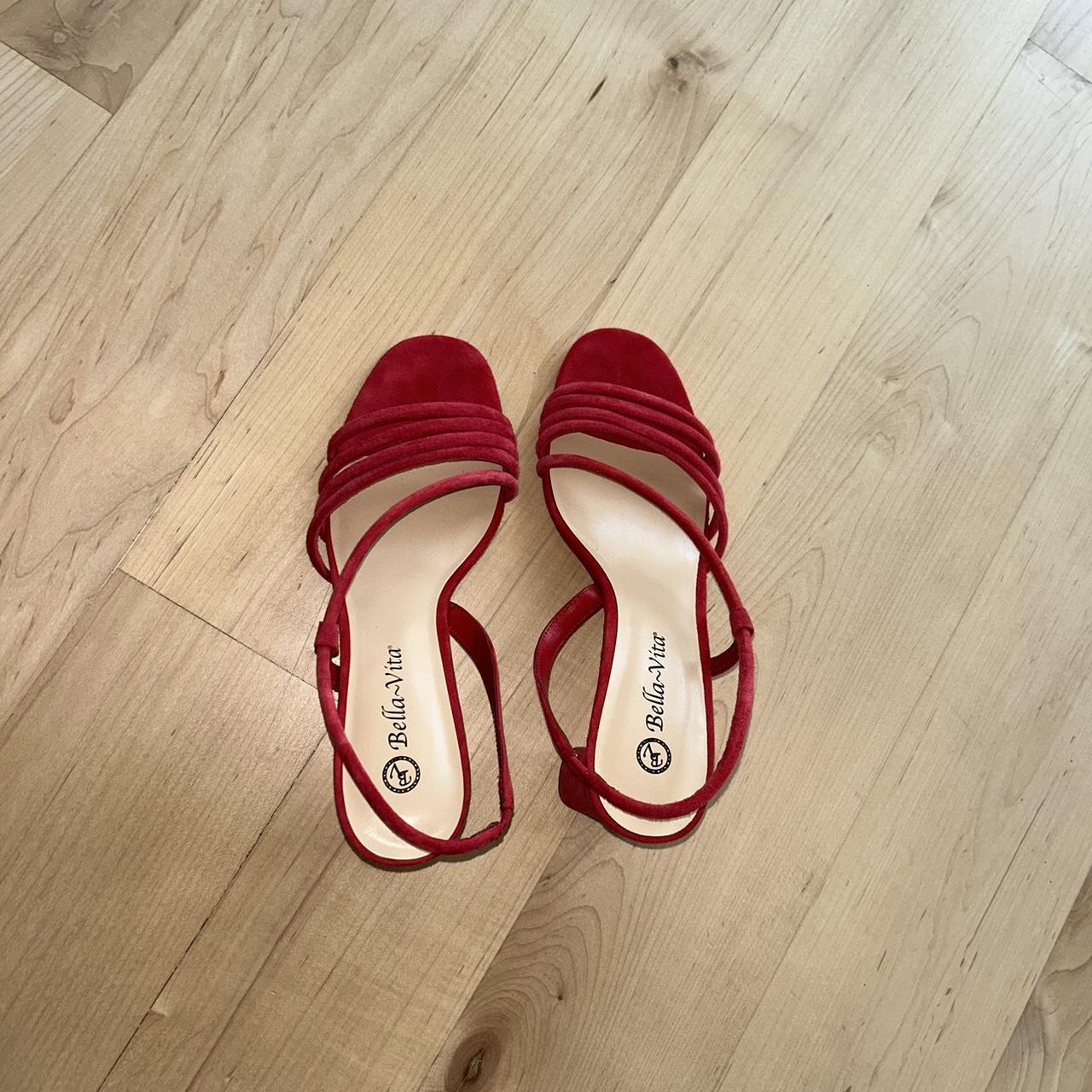 Bella Vita Women's Red Sandals (2)