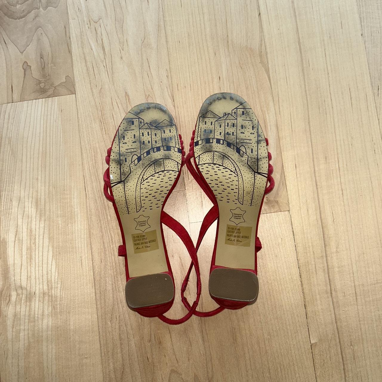Bella Vita Women's Red Sandals (3)