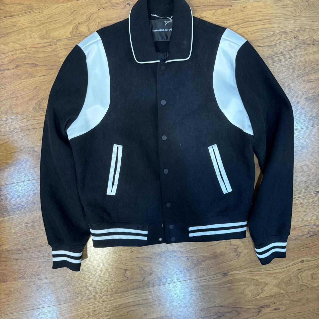 Maniere de voir varsity jacket Size Large Fits... - Depop