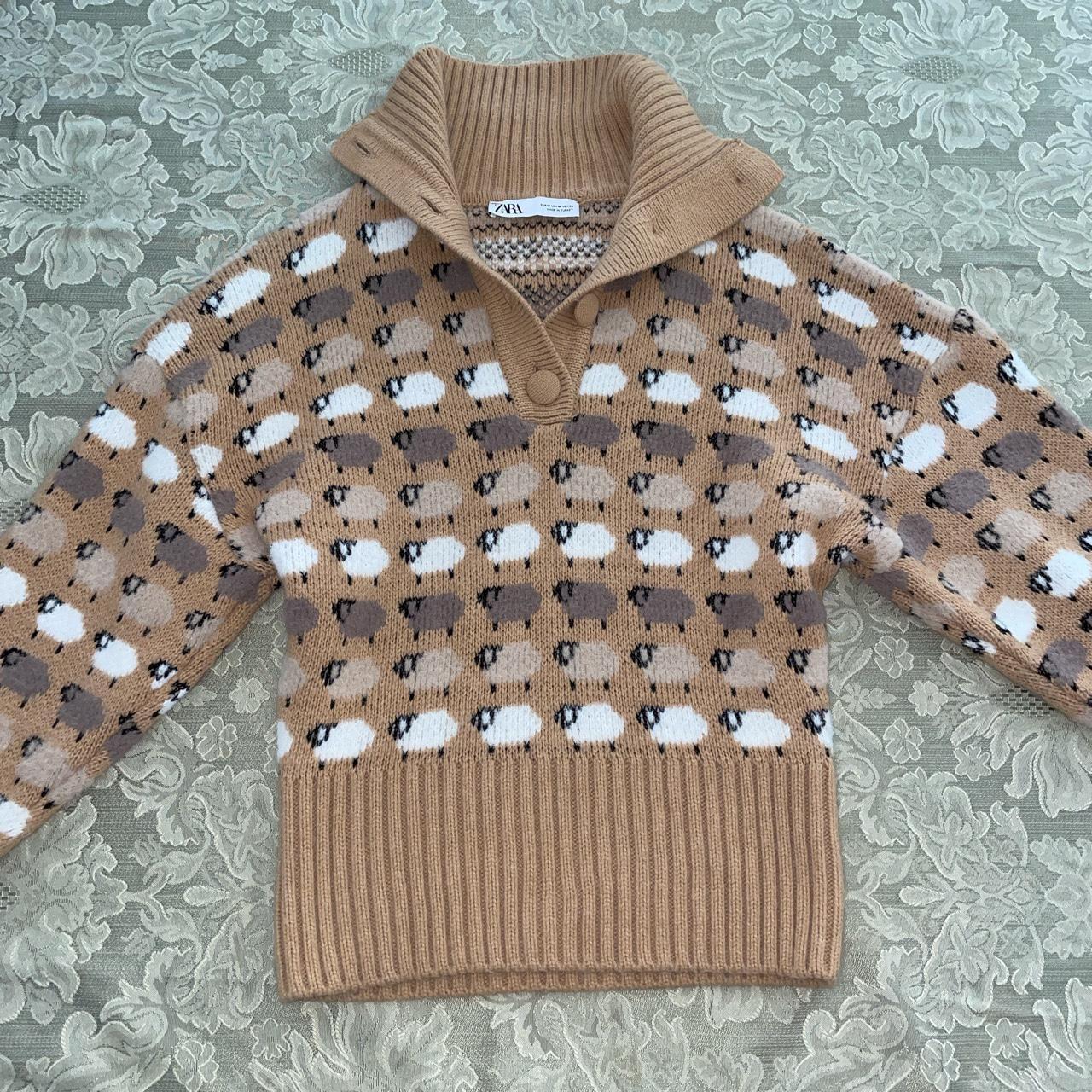 Zara sheep sweater! Very Harry Styles vibes 🐑 worn... - Depop