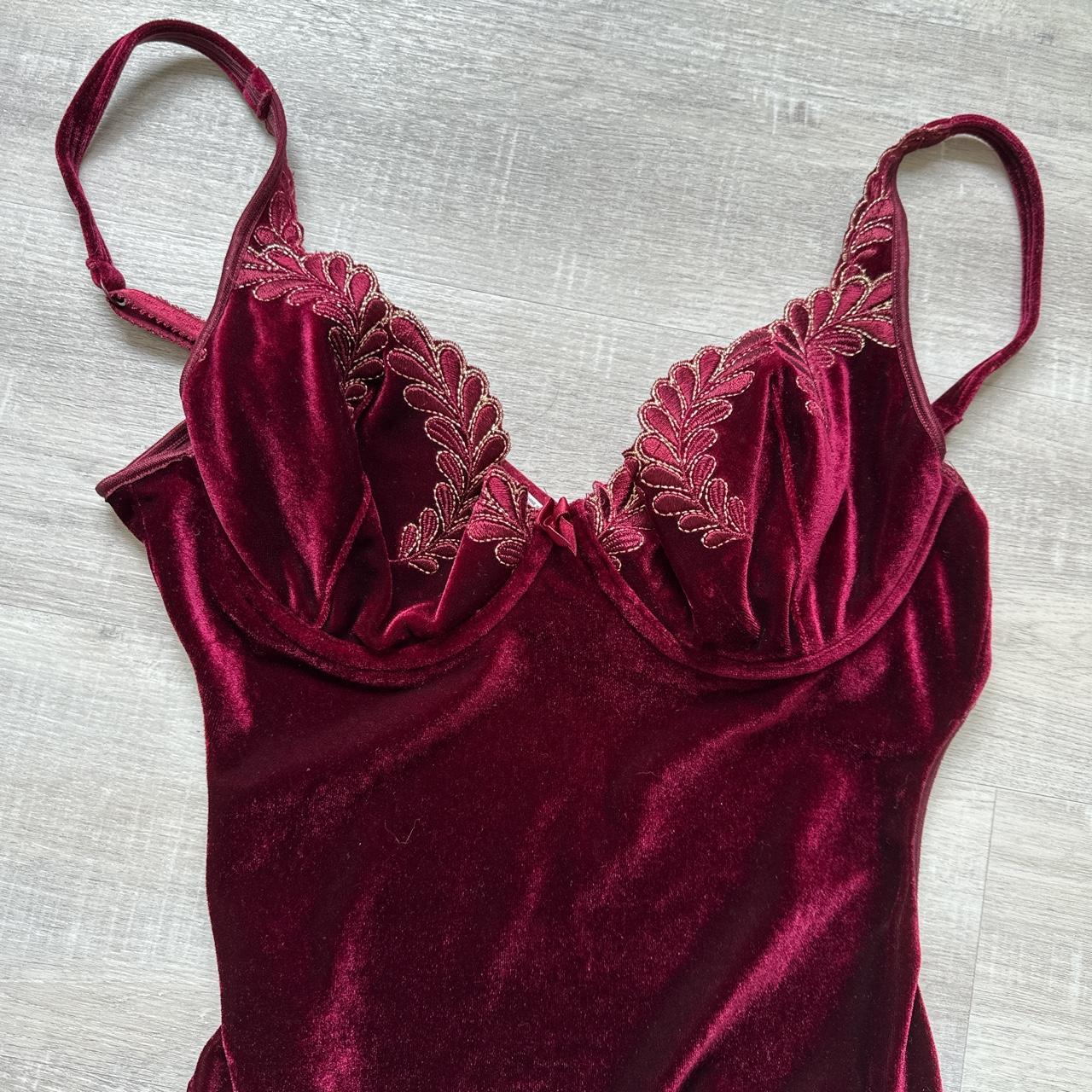 red velvet bodysuit from Victoria secret. Really... Depop