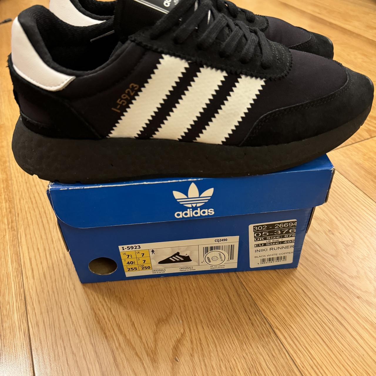 Adidas i-5923 trainers outlet black white copper