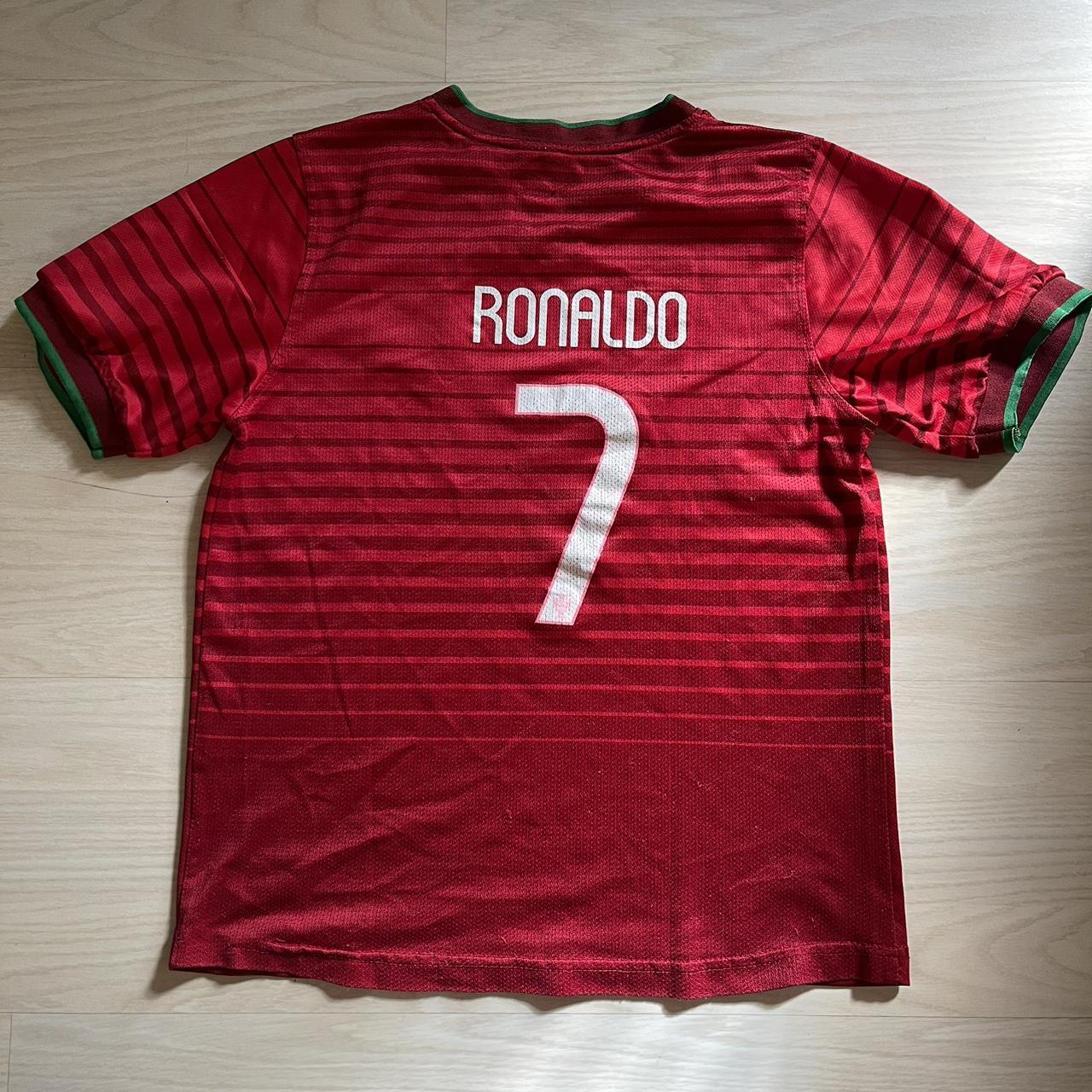 Ronaldo Soccer Jersey - fits more like baby tee with - Depop