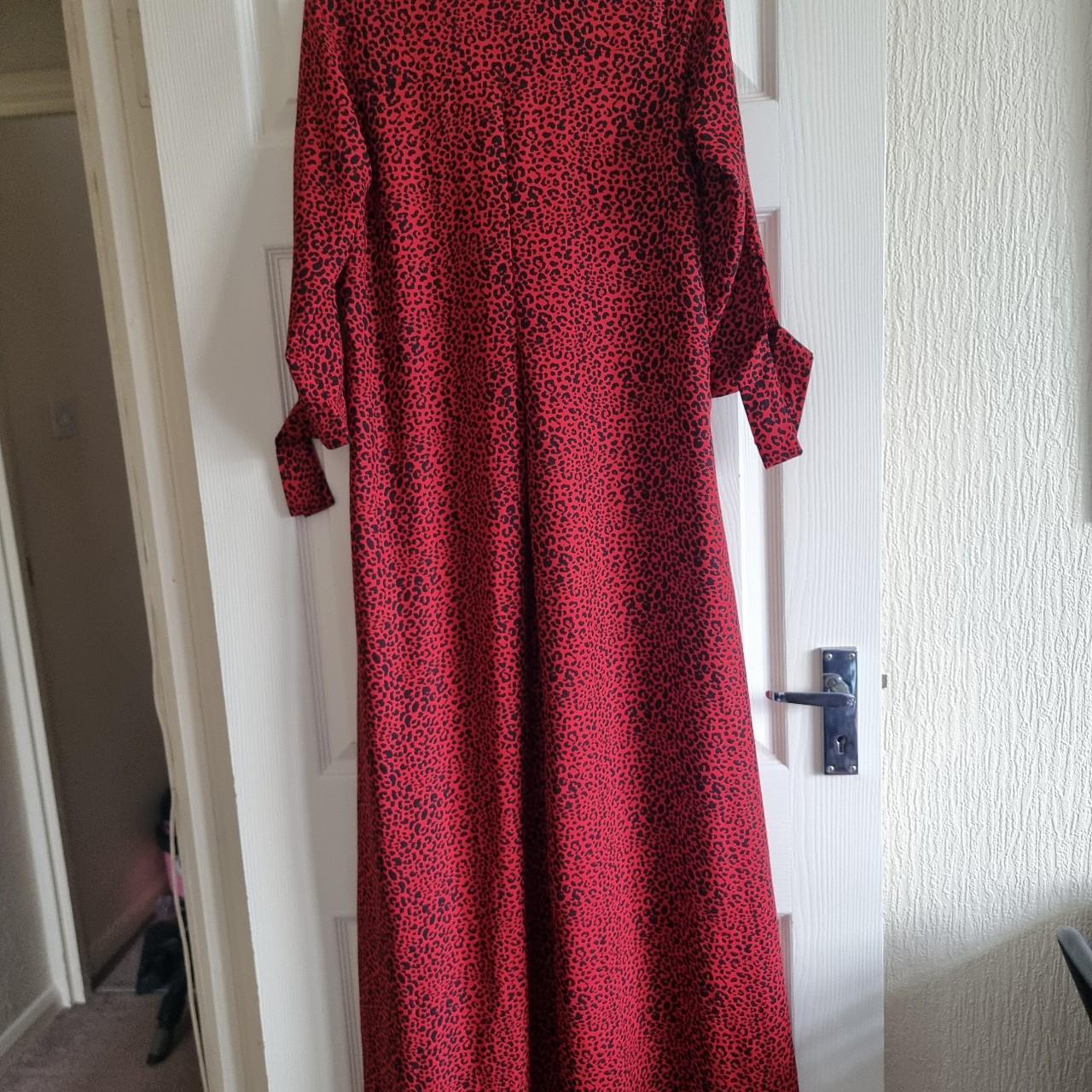 Womens Clothing Zara Animal Print Skirt Zara Red Leopard Dress