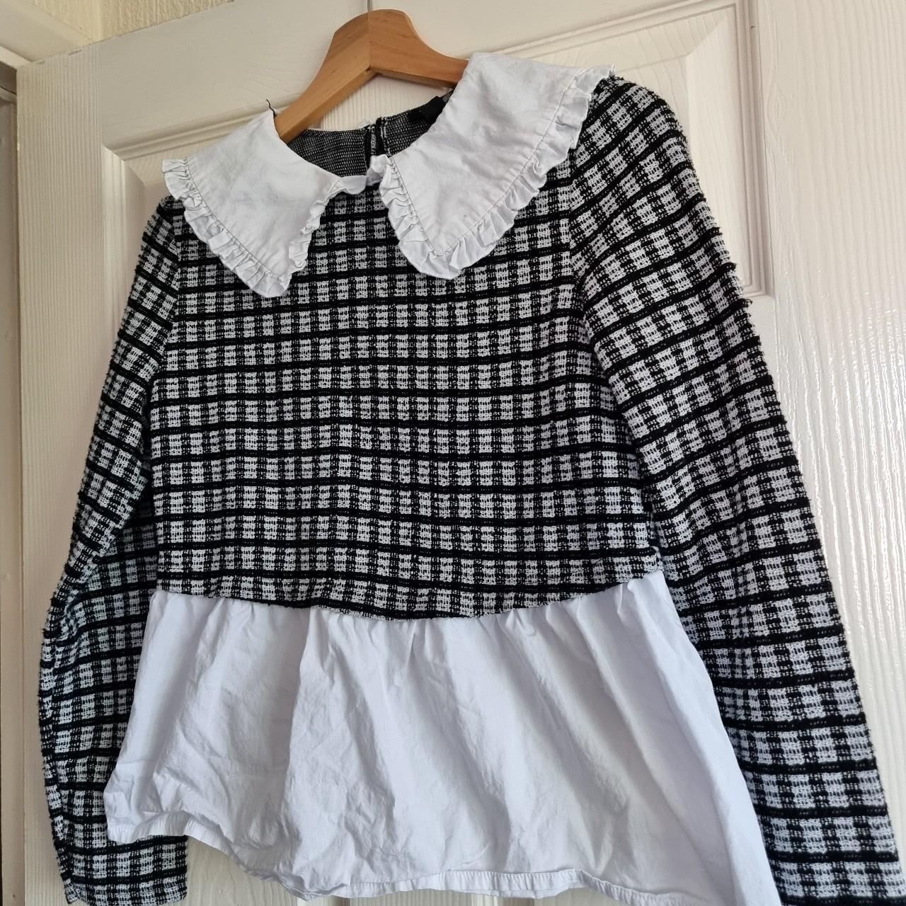 Peter pan collar top new look online