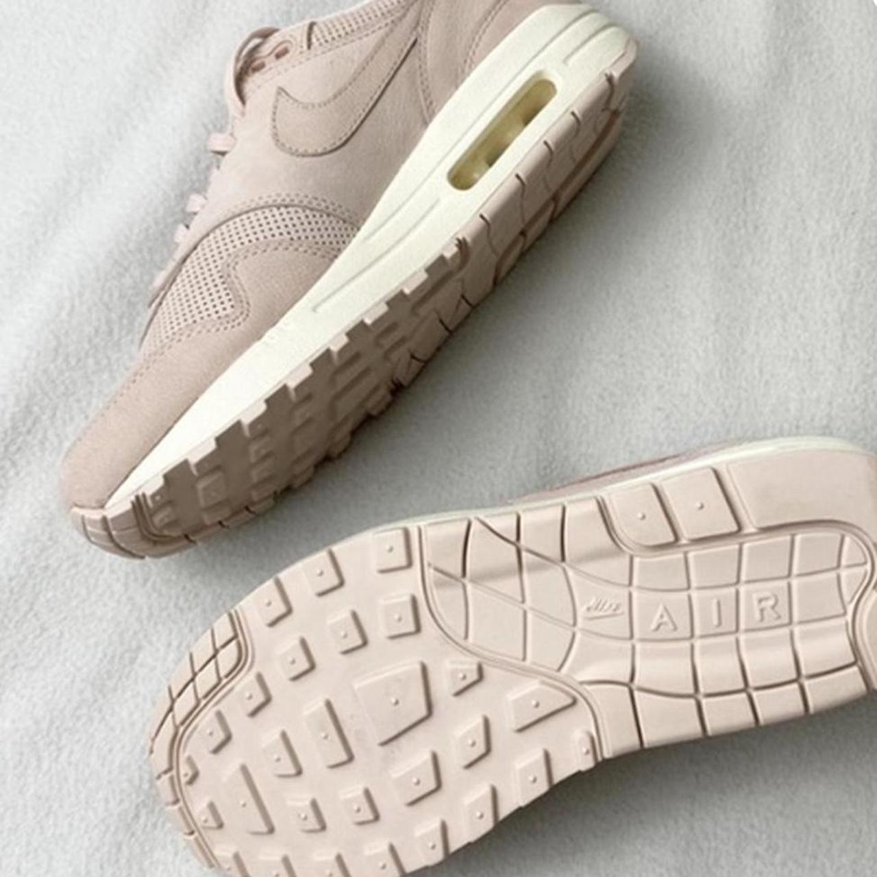 Lightly used Nike sage air max Rosey nude color... - Depop