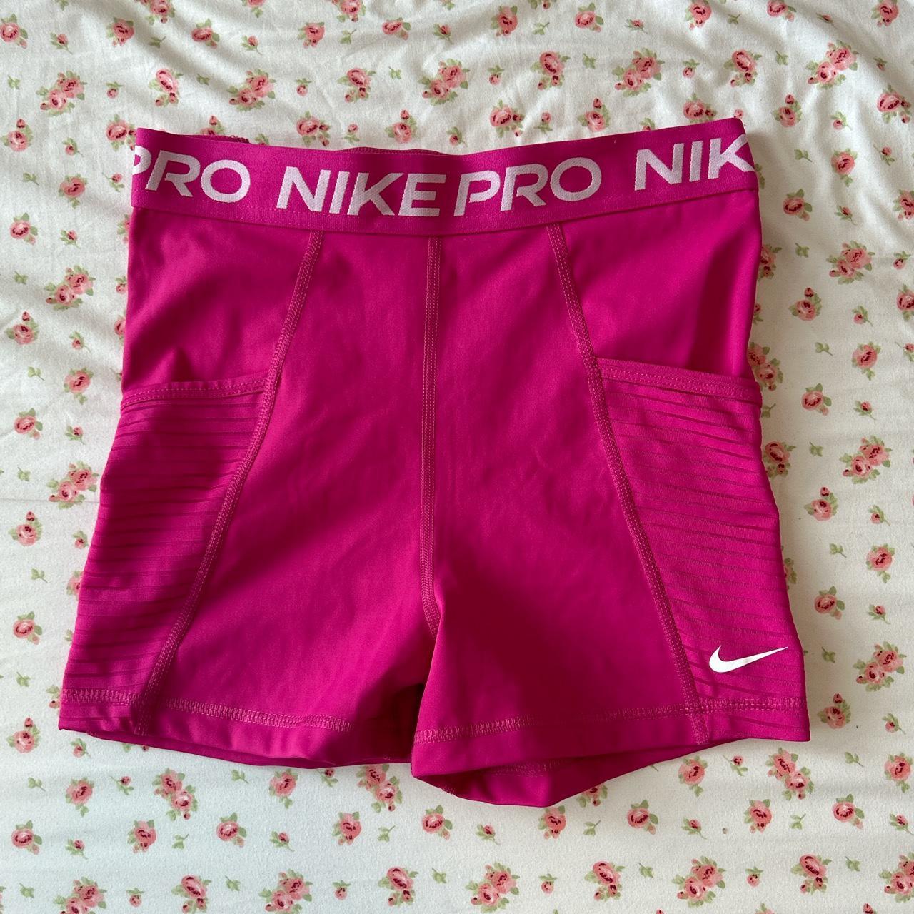 pink shorts nike