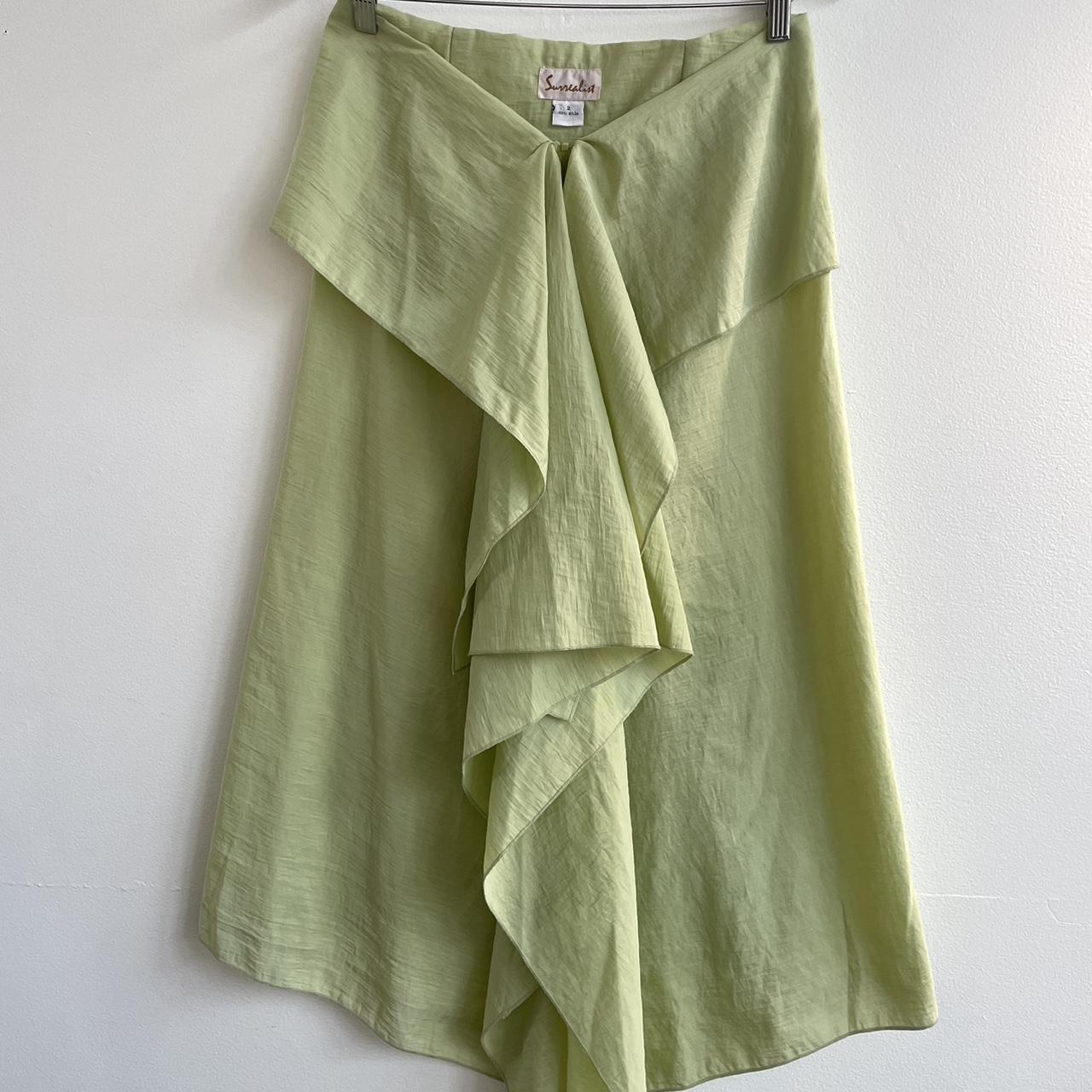 women-s-green-skirt-depop