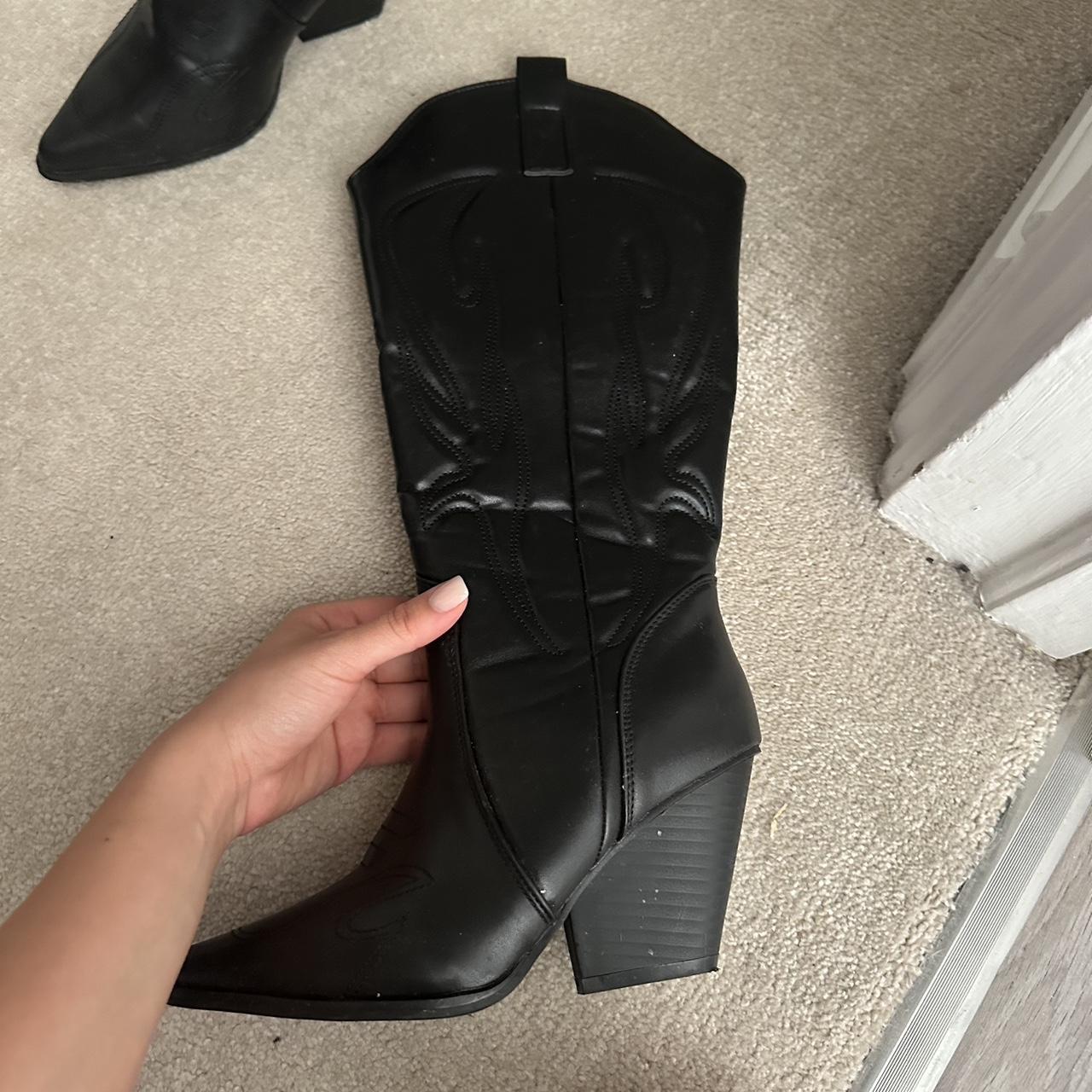 PLT cowgirl boots Brand new just too small for me - Depop