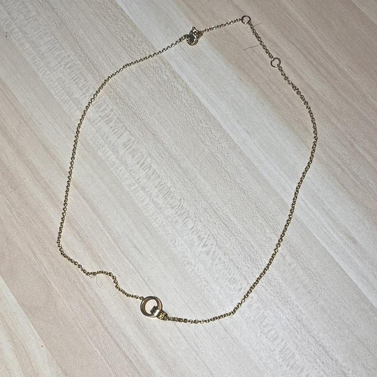 Small And Medium Looped Gold Gorjana Necklace Depop   P0 