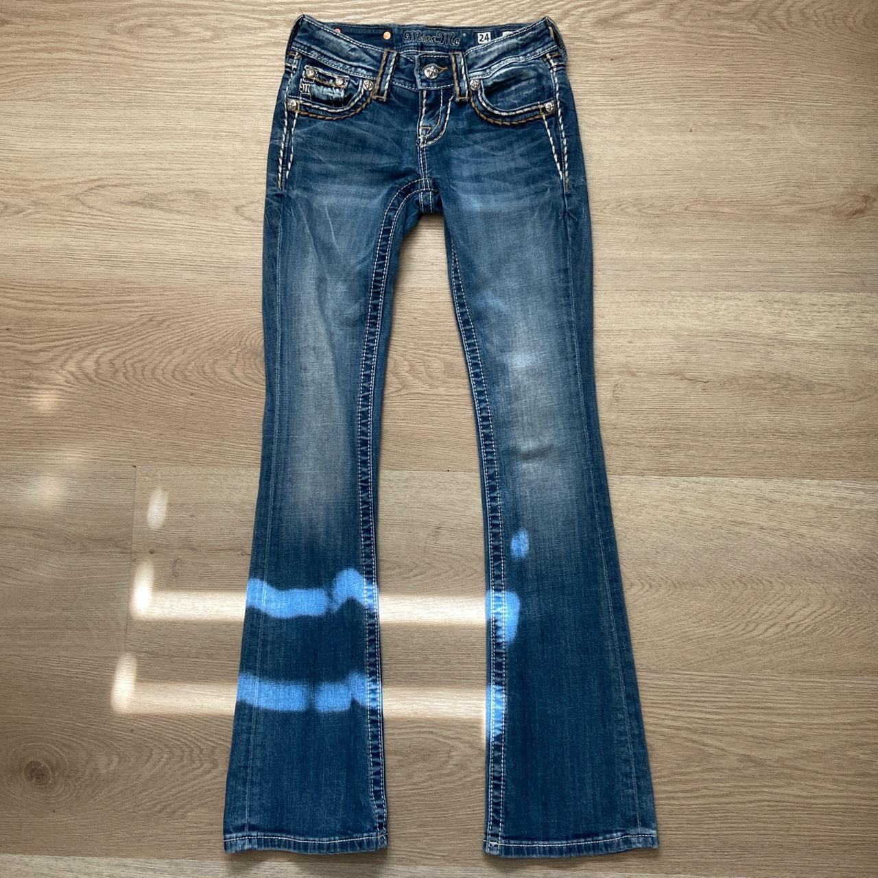 Miss me lowrise bootcut style jeans! Waist 24 So... - Depop