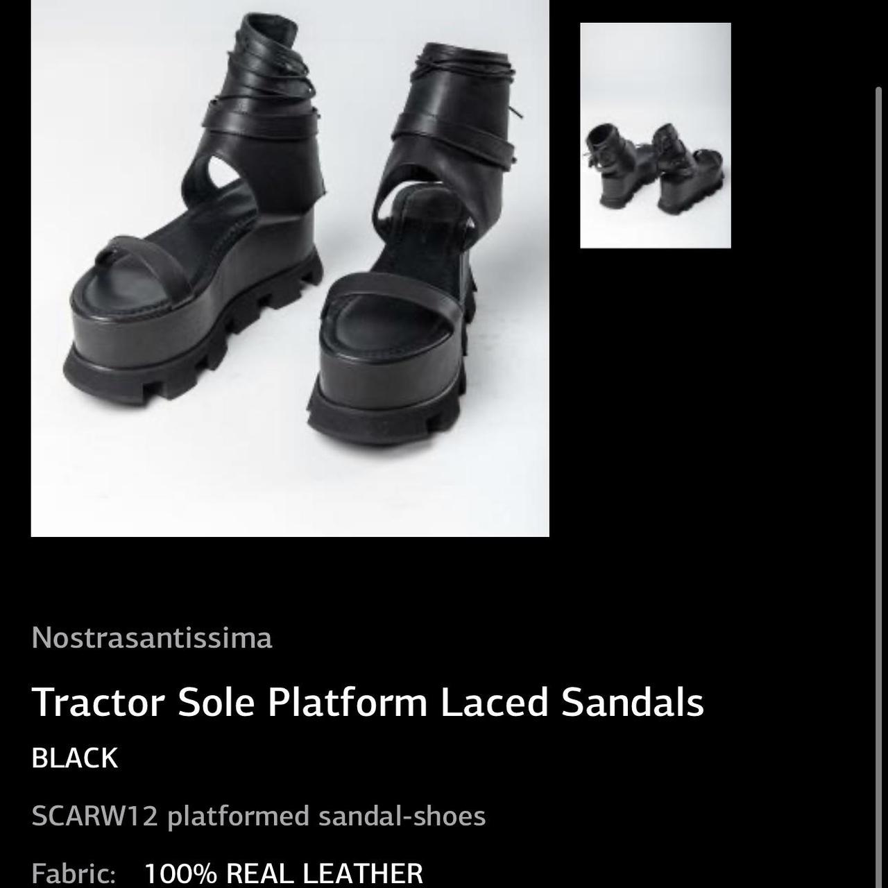 Nostrasantissima Tractor Sole Platform Laced...