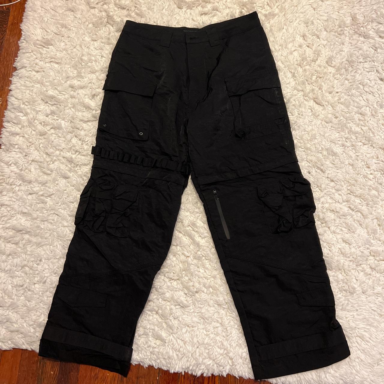 Jaded London mens matrix cargo pocket pants Agent... - Depop