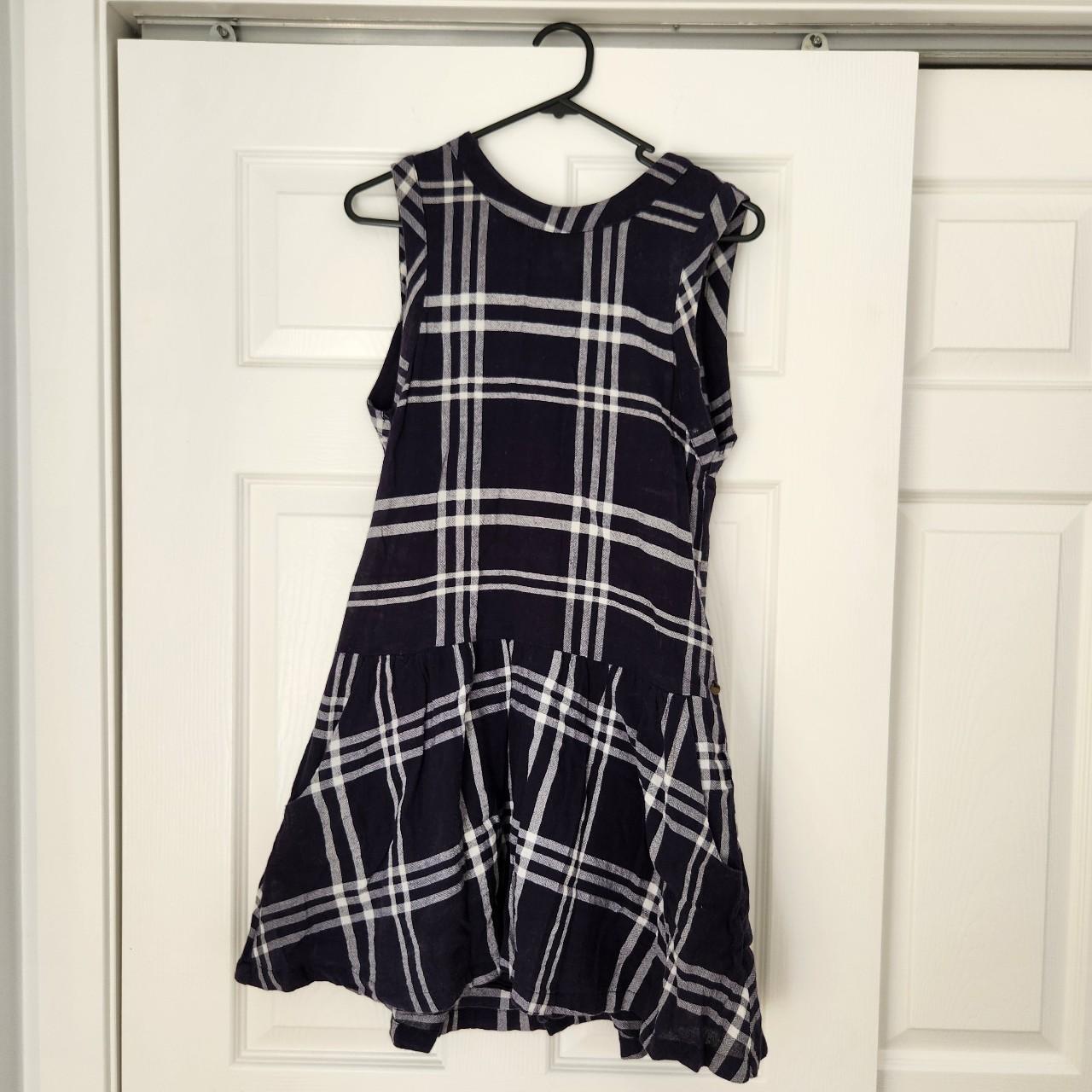 Element dark navy blue dress. It is a thick cotton.... - Depop