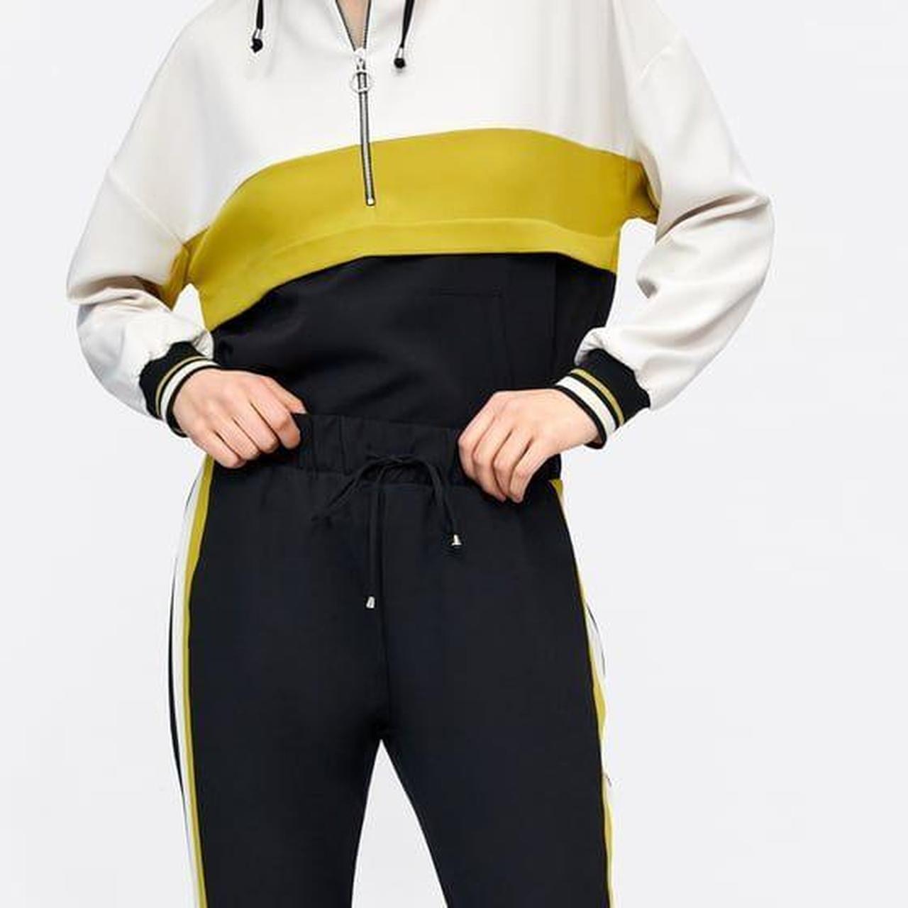 Zara yellow tracksuit sale