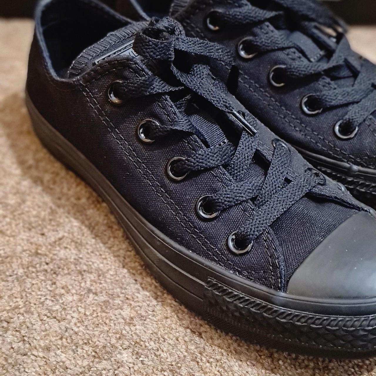 All black deals converse size 3