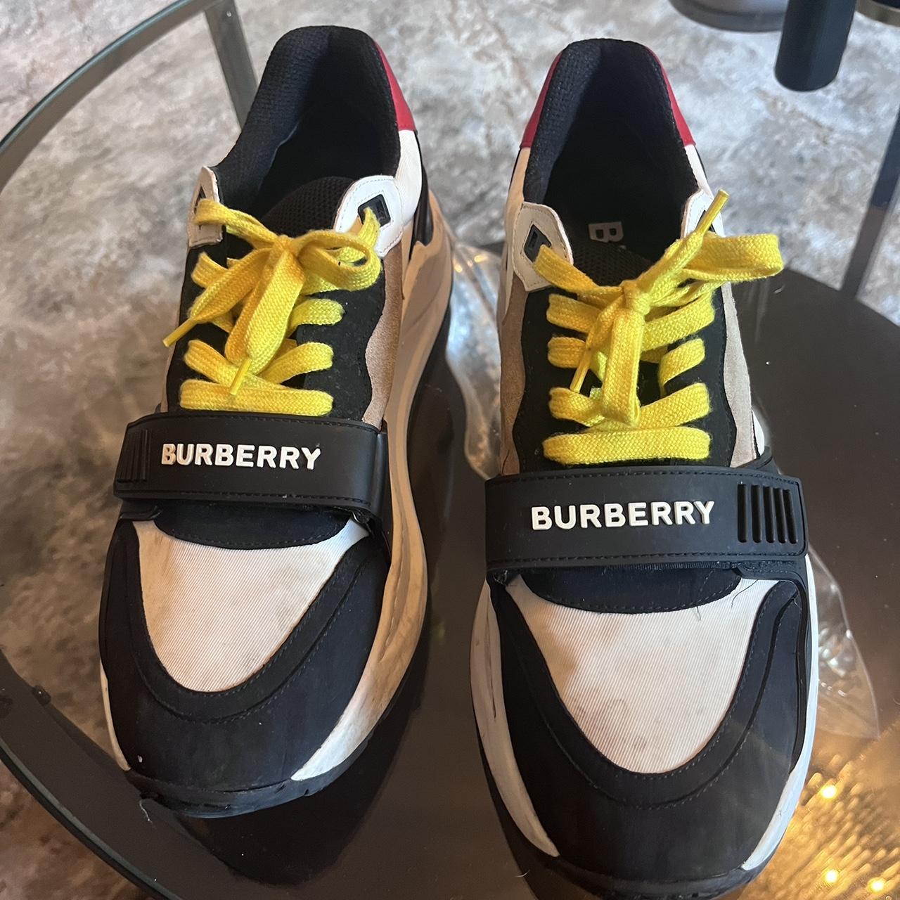 Burberry Ramsey sneaker Comes with box Size 10 Open | Depop
