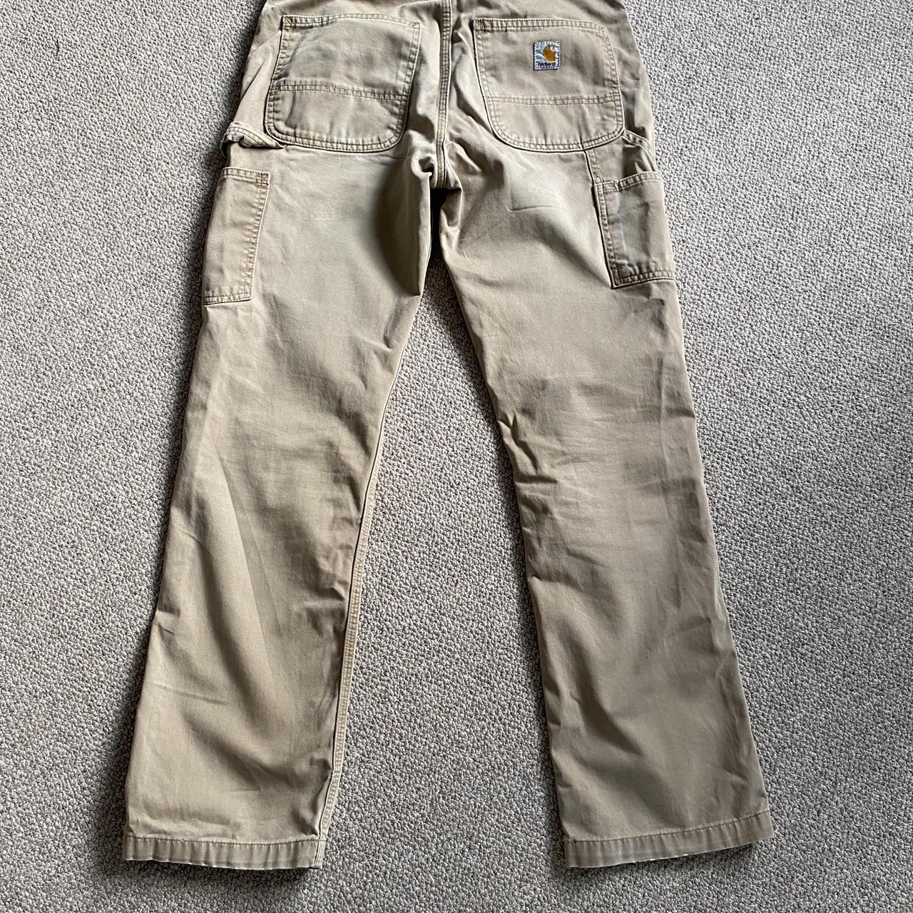 Tan - Carhartt, Carpenter trousers Size -... - Depop