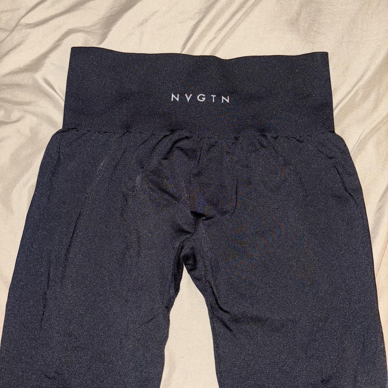 Grey speckled NVGTN leggings #NVGTN #gym #leggings - Depop
