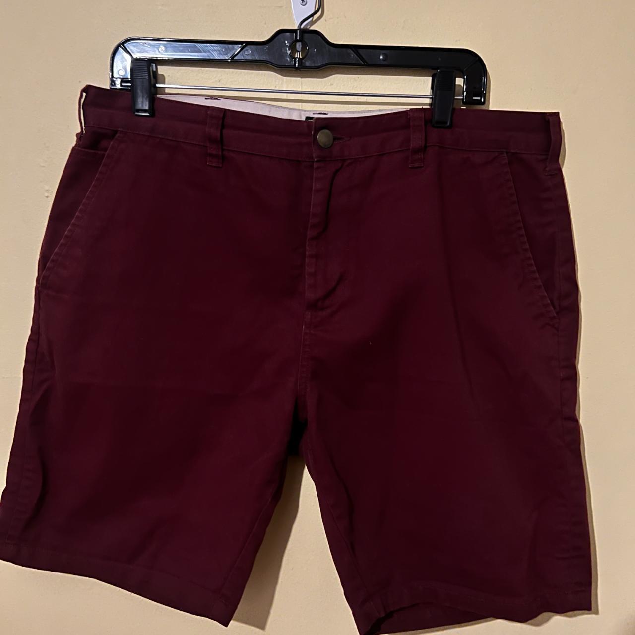 Burgundy hot sale chino shorts