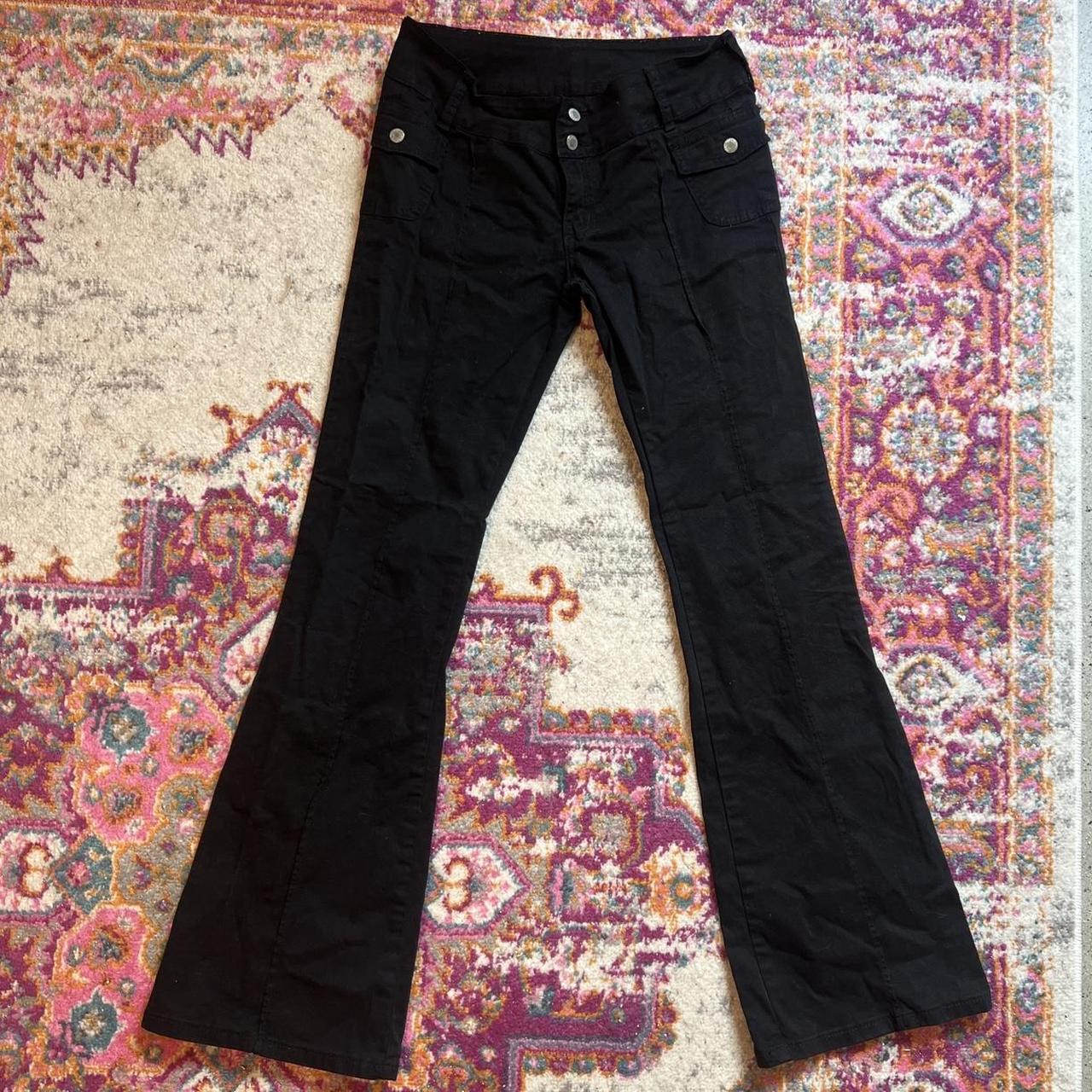 Brandy Melville Women's Black Trousers | Depop