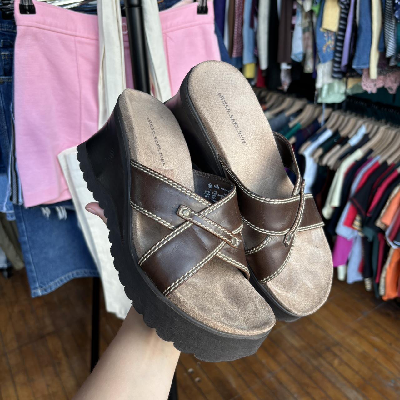 90s platforms sandals Depop