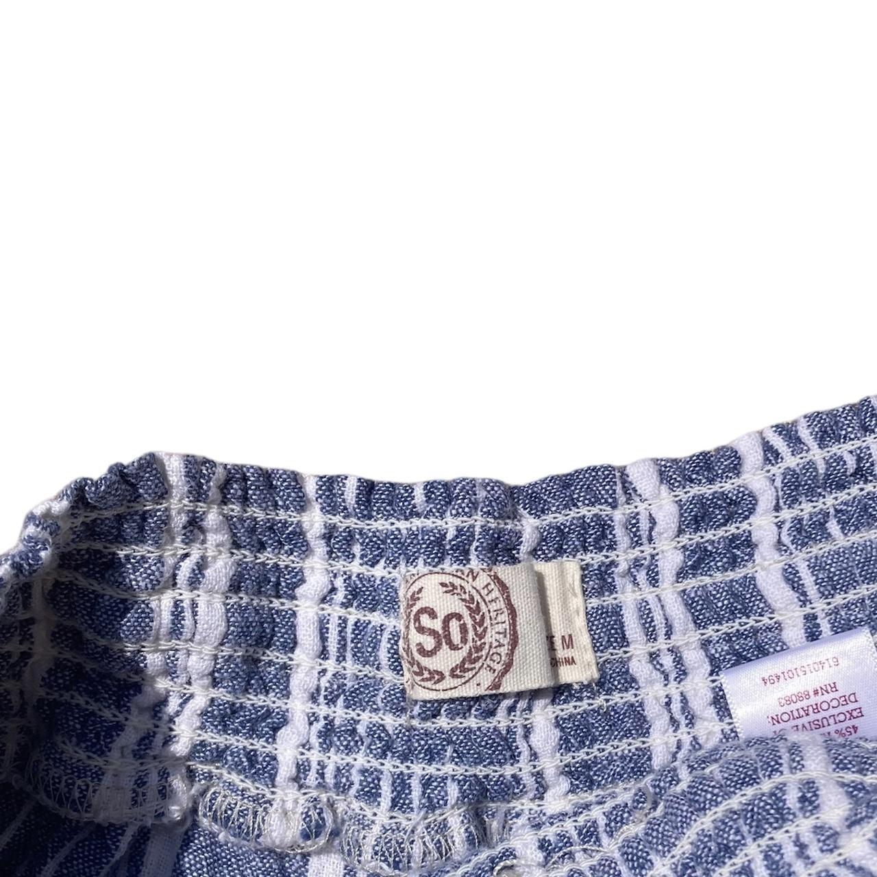 American Heritage Textiles Women's Blue and White Trousers (4)