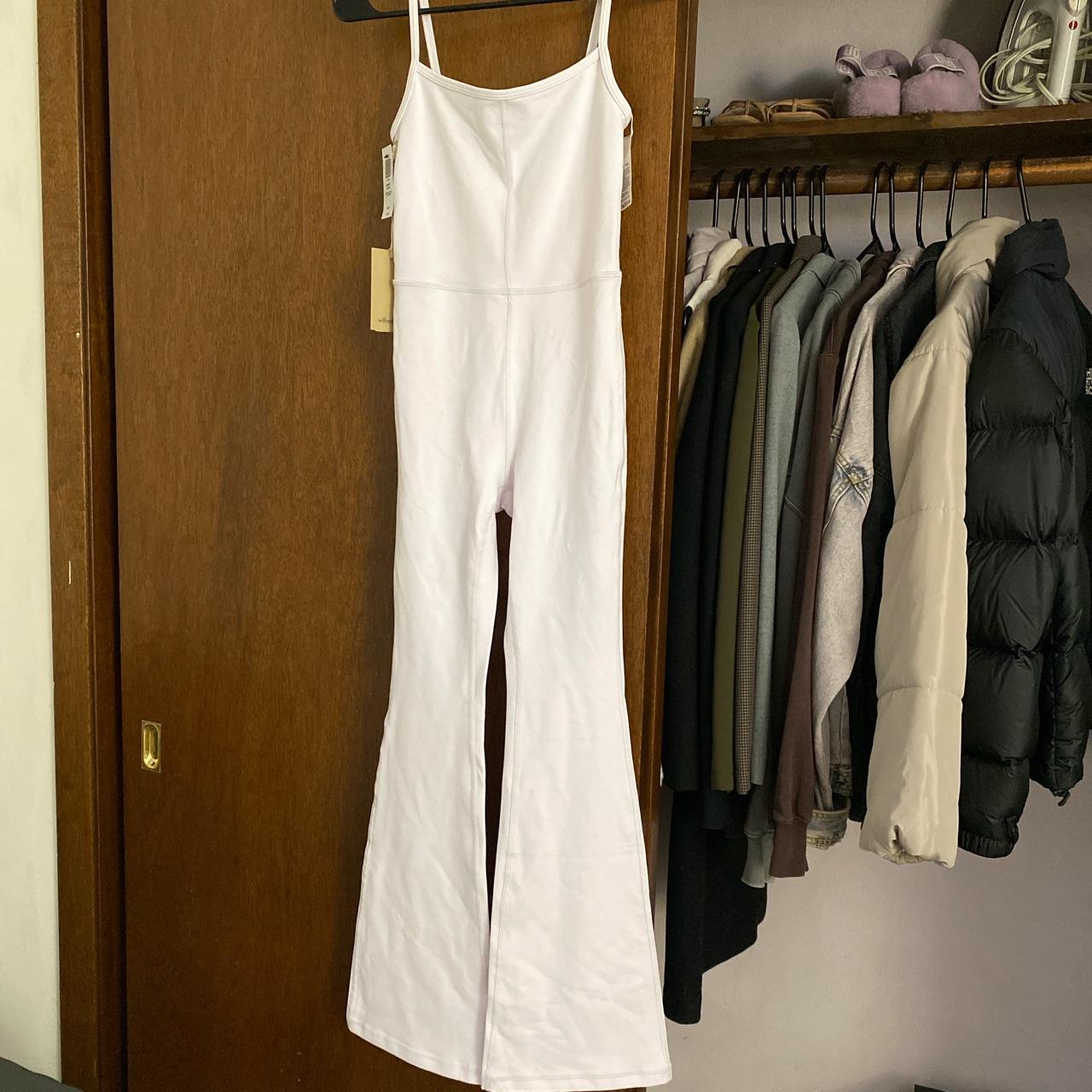 Aritzia flare divinity jumpsuit Size Extra Small... Depop