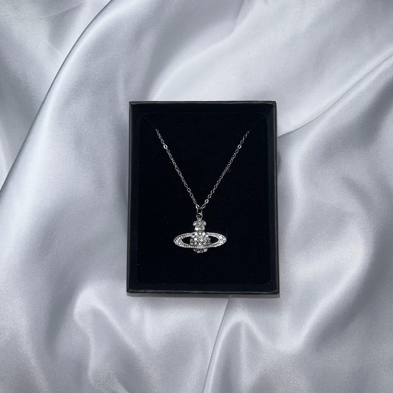 ‘Ora’ Orb Necklace - Silver Available as a set with... - Depop