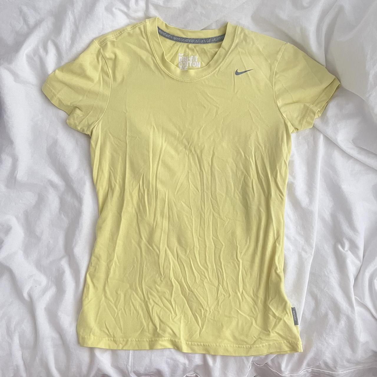 womens nike yellow shirt
